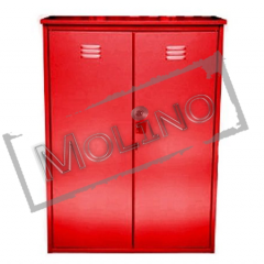 Шкаф для газовых баллонов ПЕТРОМАШ на 2 баллона 50 литров (двойной) Красный